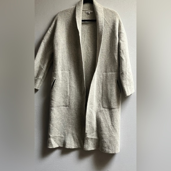 Madewell 100% Merino Wool open knit duster cardigan jacket Sz XS - Picture 2 of 12